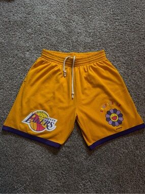 Mitchell & Ness x Takashi Murakami x ComplexCon x Lakers Shorts
